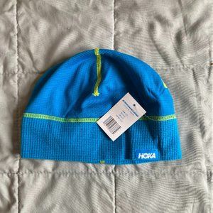 HOKA Performance Beanie - Men's (One Size), Blue/Yellow